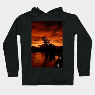 Bridge at sunset Hoodie